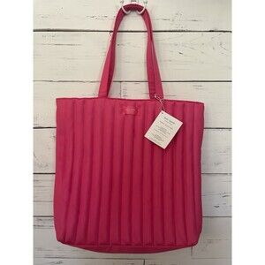Kate Spade Hot Pink Quilted Large Tote (Fragrance Bag) New with Tags